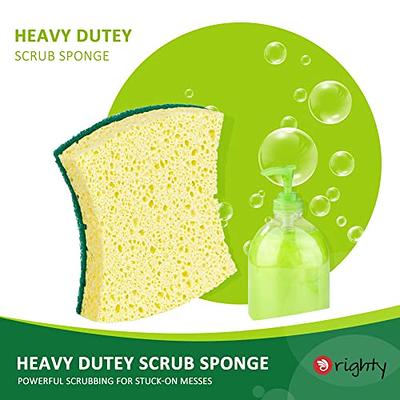 SmilePowo 12 Pack Scrub Sponge,Bulk Sponges,Dual-Sided Multi-Functional  Premium Cleaning Sponges,Dishwashing Sponge for Heavy Duty Scouring