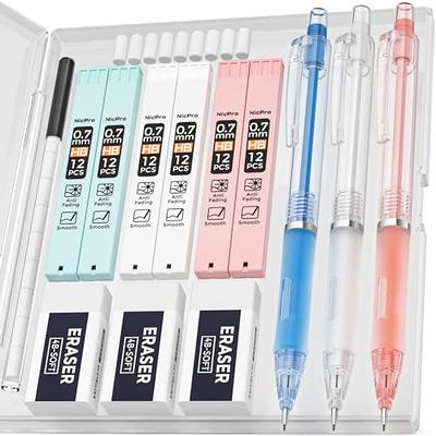 Nicpro 3PCS Pastel Mechanical Pencil Set, Cute Mechanical Pencils