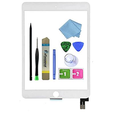  Zentop Touch Screen Digitizer for White iPad 7/8 2019 2020  7th/8th Generation 10.2 A2197 A2198 A2200 A2270 A2428 A2429 A2430 Front  Glass Assembly Replacement with Toolkit (Without Home Button) : Electronics