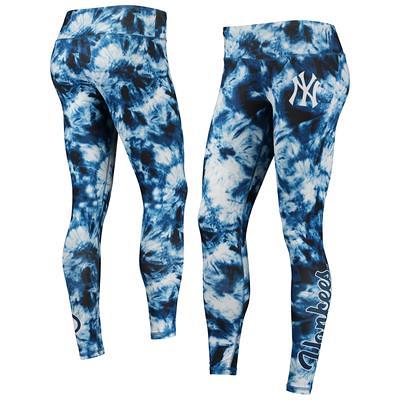 New York Yankees FOCO Tie-Dye Training Shorts - Navy