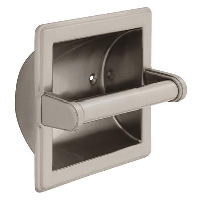 Project Source Seton Chrome Wall Mount Spring-loaded Toilet Paper