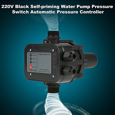 Water Pump Controller, 110V Automatic Pump Control Pressure Switch  Electronic Switch Controller for Well Pump Self priming pump, Jet Pump,  Garden Pump