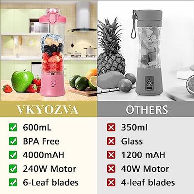  Personal Blender for Shakes and Smoothies, 6-Leaf