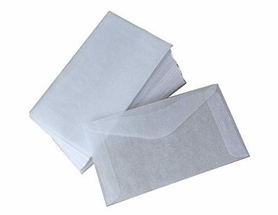  100 Pcs Glassine Envelopes Tissue Seed Envelopes Coin