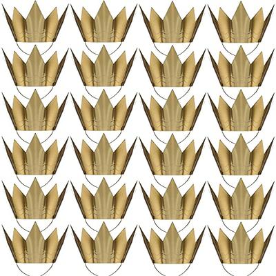 Silver Gold Princess Paper Birthday Crowns Hat Golden King Paper Crown for  Birthday Party Celebration Baby Shower Photo Props (20 Pack )