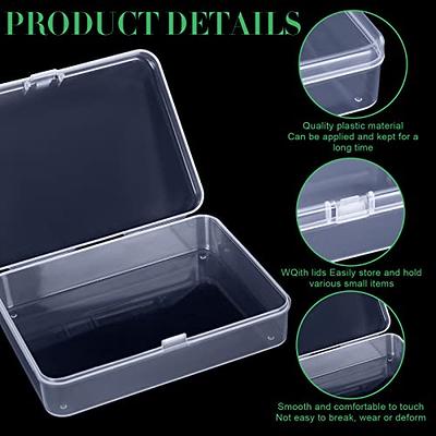 Hoteam 76 Pcs Mixed Sizes Storage Containers Box with Hinged Lid Clear Mini  Organizer Plastic Storage Containers Rectangular Empty Small Plastic  Containers for Small Items Art Craft Jewelry Projects - Yahoo Shopping