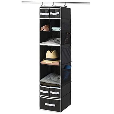 Hioya Over Door Organizer, 6 Shelf Camper Storage, RV Bathroom Storage,  Behind the Door Storage Organizer, Wall Mount Back of Door Hanging  Organizers for Toy Diaper Bedroom Closet (Black) - Yahoo Shopping