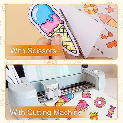 Sticker Paper Vinyl / 100 A4 Blank Matte or Glossy DIY Sticker  Self-adhesive Sheet / Inkjet and Laser Printable / Die Cut Machine  Compatible 