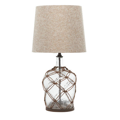 9th & Pike(R) Brown Glass Coastal Table Lamp - Yahoo Shopping