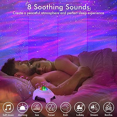Rossetta Star Projector, Galaxy Projector for Bedroom, Bluetooth Speaker  and White Noise Aurora Projector, Night Light Projector for Kids Adults  Gaming Room, Home Theater, Ceiling, Room Decor 