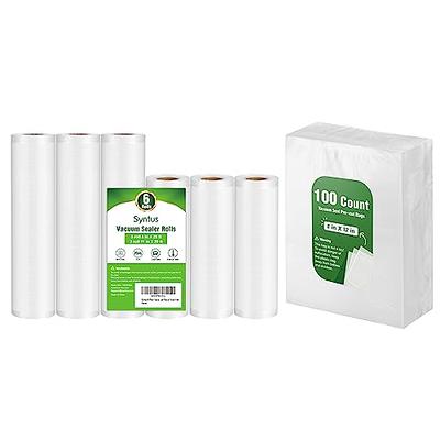  Wevac Vacuum Sealer Bags 11x16' Rolls 6 pack for Food Saver,  Seal a Meal, Weston. Commercial Grade, BPA Free, Heavy Duty, Great for vac  storage, Meal Prep or Sous Vide 