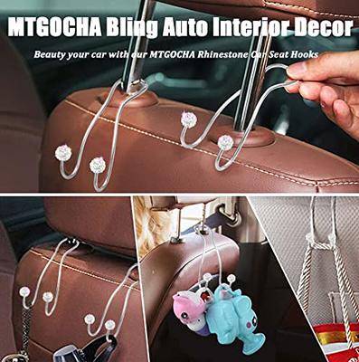 Rhinestone Car Handbag Holder Hooks, Auto Seat Hook Backseat