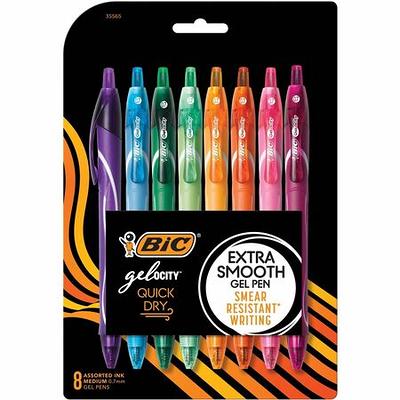 Bic Gel-ocity Quick Dry Gel Pens 0.7mm Medium Point Multicolor 12ct : Target