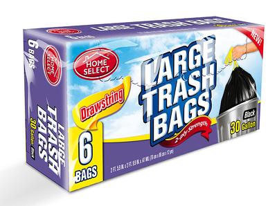 HDX 50 Gal. Black Extra Large Trash Bags (50-Count) - Yahoo Shopping