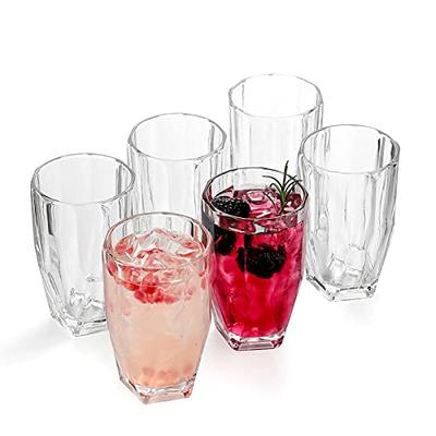 1500° C TABLETOP Beverage Glasses 11.8 oz. set of 6 from Water Drinking  Juice Glass For Soda, Juice, Milk, Coke, Spirits Women Durable Glass Water  Tumblers For Daily Use - Yahoo Shopping