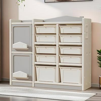 Lerliuo Kids Toy Storage Organizer, Children Small Bookcase and