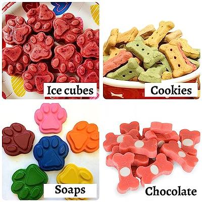 DIY Silicone Dog Cat Animal Paw Pet Print Baking Mold Reusable Homemade Dog  Treats Candy Cookie Jelly Ice Cube Chocolate Mould