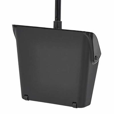 Lobby Pivoting Upright Dust Pan commercial Black Dustpan 3-Pack