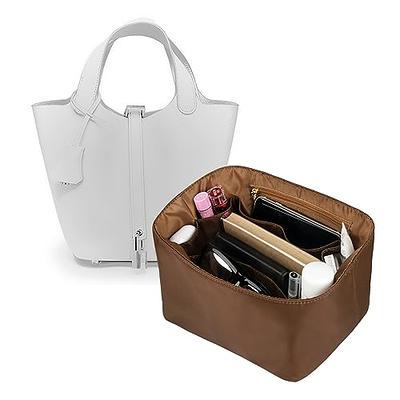 Purse Organizer Insert, Satin Bag organizer with zipper, Handbag