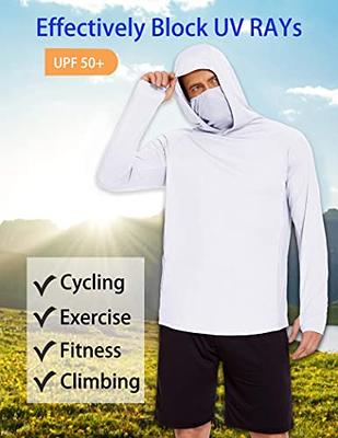 COOrun Mens Sun Shirts with Mask Spf Fishing Hoodies for Men Long Sleeve  Camo Outdoor Hiking Athletic Shirts with Hood UV Clothing - Yahoo Shopping