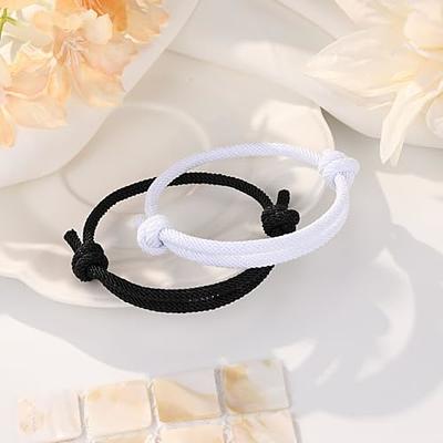 His And Hers Bracelet Set - Couples Initials Bracelets