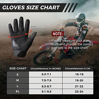 Motorcycle Full Finger Gloves Rubber Protective Gear Enduro Racing