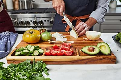 Extra Large Bamboo Cutting Board for Kitchen - Largest Wooden Butcher Block  for Turkey, Meat, Vegetables, BBQ - 30 x 20 Inch - Over the Sink Chopping