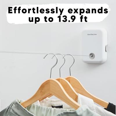 GorillaLine - Retractable Clothesline Indoor Outdoor Clothes Line