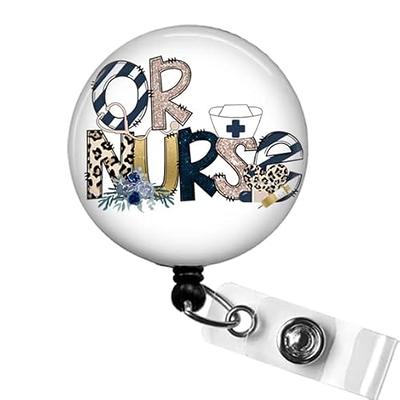 Retractable Id Badge Holder For Male Nurses, Funny Murse Design With  Rotating Badge Reel And Extra Long Cord, Nurse Gift