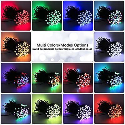 2-Pack 66FT 200 LED Color Changing Christmas String Lights (Warm White to  Multicolor), Extendable Christmas Tree Lights with Memory Function & Timer  & Remote, Christmas Light for Garden Holiday Decor - Yahoo Shopping