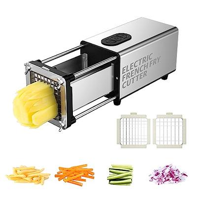 Happybuy Commercial Vegetable Fruit Chopper 3/8′′ Blade Professional Food Dicer Kattex French Fry Cutter Onion Slicer Stainless Steel for Tomato