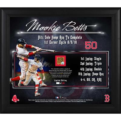 Mookie Betts Boston Red Sox Autographed White Replica Jersey
