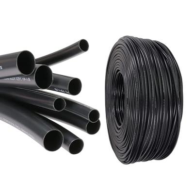 Sonoreboom 3/8'' - 13 FT Vehicle Electrical Wire Black PVC Sleeving - Solid Plastic  Wire Sheath Flexible Unshrinkable Tubing Management, Protector and Cover -  Yahoo Shopping