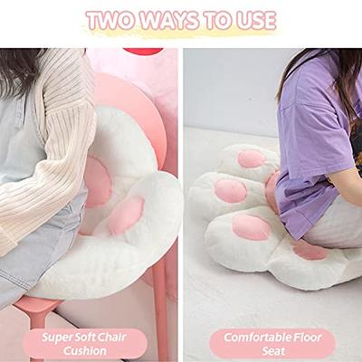 Ditucu Cat Paw Cushion Kawaii Chair Cushions 27.5 x 23.6 inch Cute