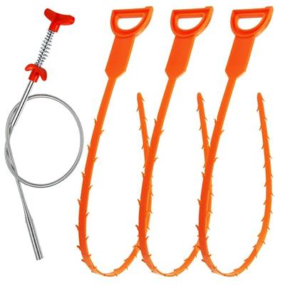 Drain Clog Remover Tool Hair Hook Bathroom Snake Sink Unclog Cleaner Kitchen