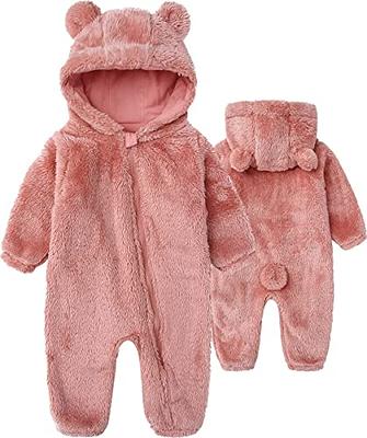 Fleece pram suit newborn baby