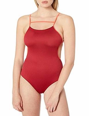 RVCA Women's Frothy One Piece Swimsuit, Rio Red, M - Yahoo Shopping