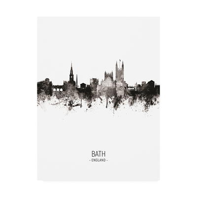 Trademark Fine Art 'Worcester England Skyline' Canvas Art by Michael  Tompsett 