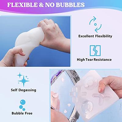 LET'S RESIN Silicone Mold Making Kit Liquid Silicone Rubber Non-Toxic  Translucent Clear Mold Making Silicone-Mixing Ratio 1:1-Molding Silicone  for