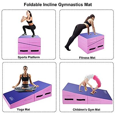 Polar Aurora 4'x8'x2 Thick Folding Gymnastics Exercise Mat Aerobics  Stretching Yoga Mats