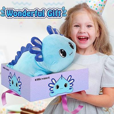 Axolotl Plush Pillow, Soft Stuffed Animal Body Plush, Cute Animal Plush  Pillow, Kawaii Axolotl Toy Gift for Girls Boys (13, Blue) - Yahoo Shopping