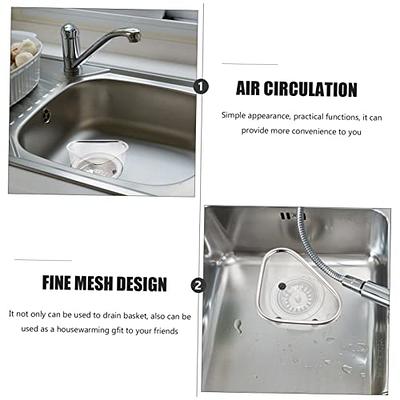 Kitchen Sink Drain Strainer Basket Compost Corner Sink Strainer