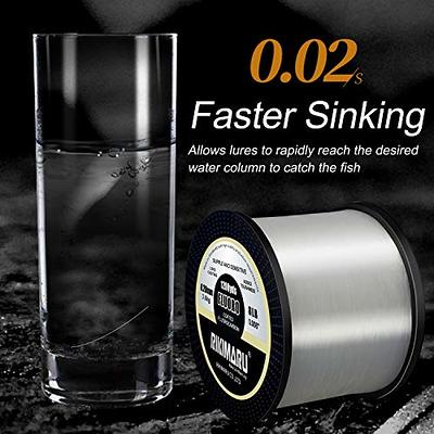 anezus Fishing Line Nylon String Cord Clear Fluorocarbon Strong