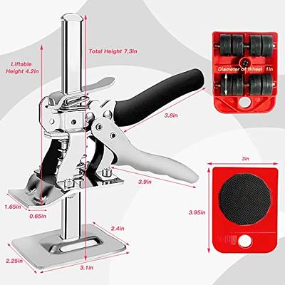 Labor Saving Arm, 2PC Arm Hand Lifting Tool, Slow Down Wall Tile Locator  Multi-Function Height Adjustment Lifting Device for Door Furniture Panel