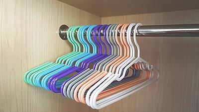 Kwianty Kid Hangers 100 Pack, 11.5 Inch Big Children Child Hangers Baby Clothes  Hangers for Closet (White, 100) - Yahoo Shopping