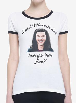 The Twilight Saga Bella Loca Girls Ringer T-Shirt - Yahoo Shopping