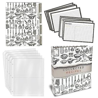  Recipe Card Dividers 4x6 with Tabs (Set of 24