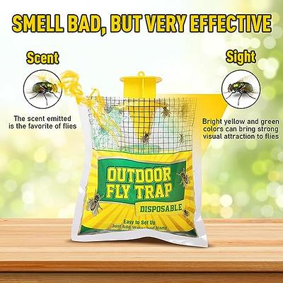 Fly Traps Outdoor Fly Trap Hanging, Disposable Fly Killer Trap Bag