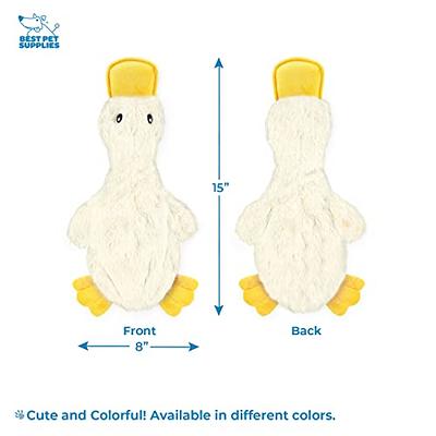 Best Pet Supplies Crinkle Dog Toy For Small, Medium, And Large Breeds, Cute  No Stuffing Duck