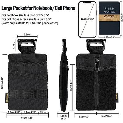 VE27 Organizer Pouch, Cordura EDC Pouch with Zipper Pocket